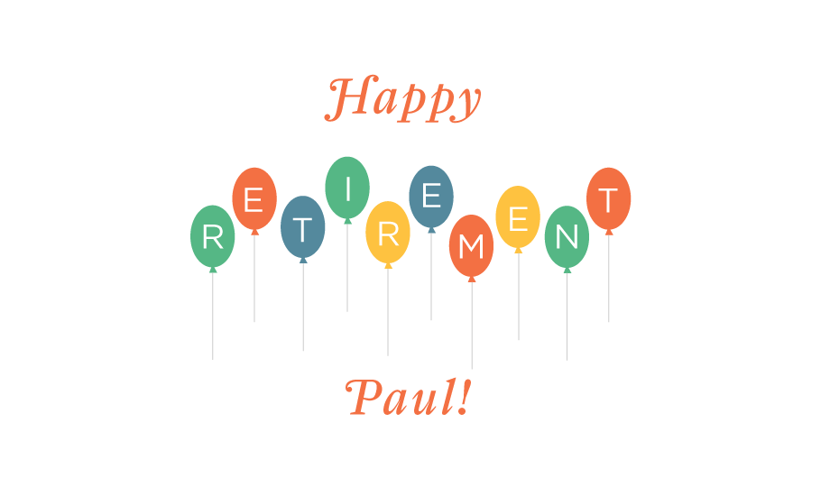 Happy Retirement, Paul Knoff!